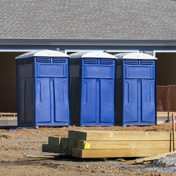 are there any restrictions on what items can be disposed of in the porta potties in St Vincent College PA